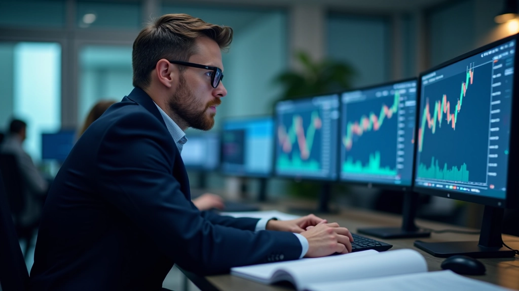Stock market trading dashboard showing various asset classes and price movements